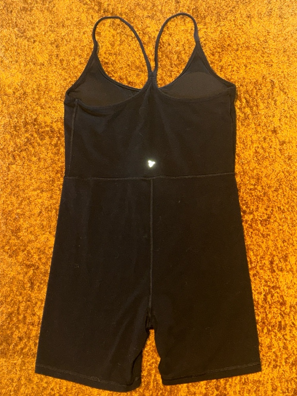 Black Womens Unitard Romper - Classic Strappy Jumpsuit - Picture 5 of 7